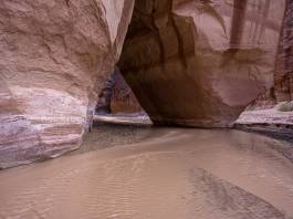 Slide Rock Arch 1 Slide Rock Arch along the Paria River in Utah