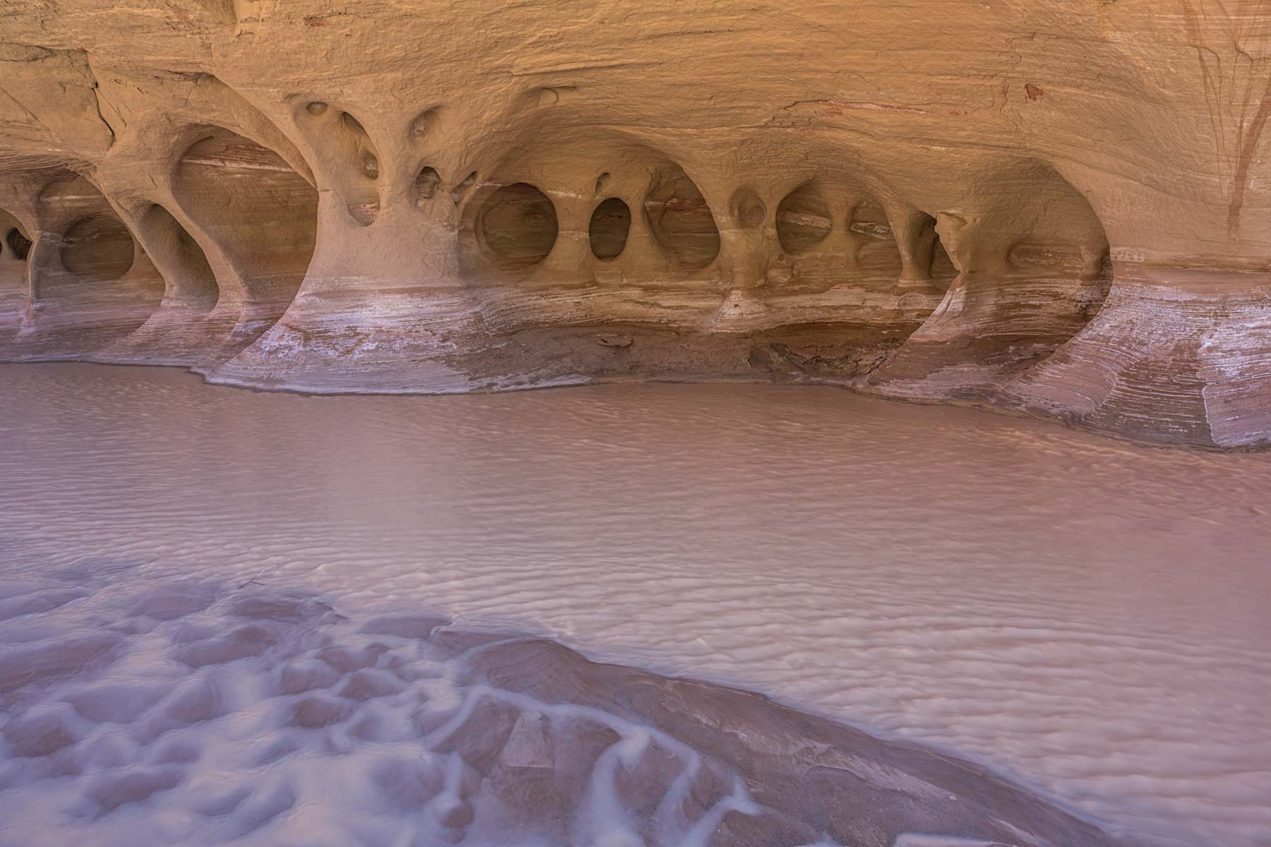 The Paria Windows, a group of tafoni on the shore of the Paria river