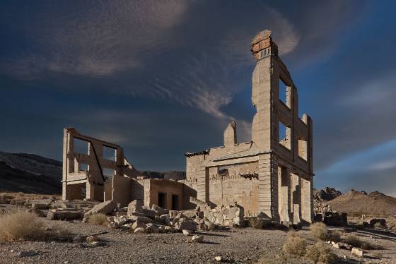 Cook Bank No 1 Cook Bank in Rhyolite ghost town, Nevada