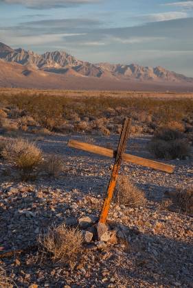 Rhyolite Cemetary Cemetary dating from 1909 in Rhyolite ghost town, Nevada