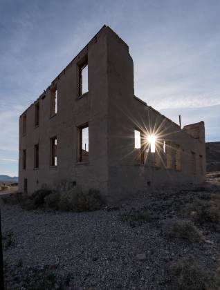 Schoolhouse 2 Schoolhouse in Rhyolite ghost town, Nevada