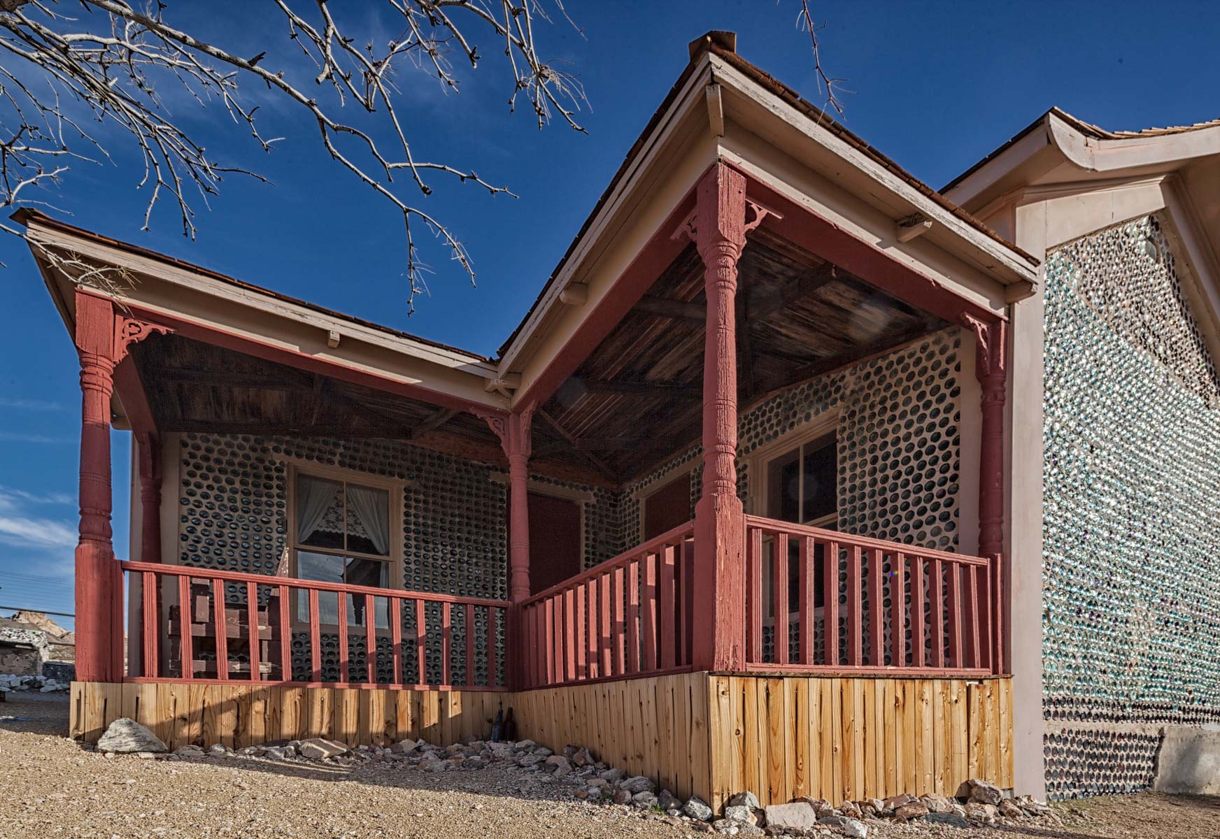 The Bottle House in Rhyolite ghost town, Nevada