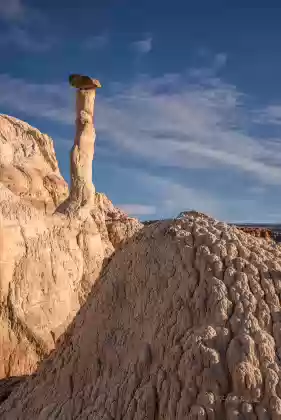 Mudstone and Skinny Hoodoo Hoodoos located in the Lower Rimrocks area of the Grand Staircase