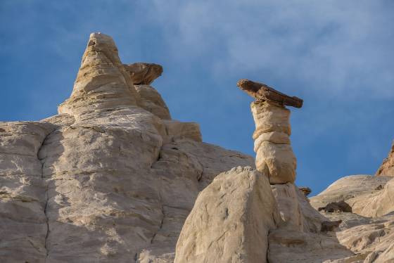 On the rim Hoodoos located in the Lower Rimrocks area of the Grand Staircase