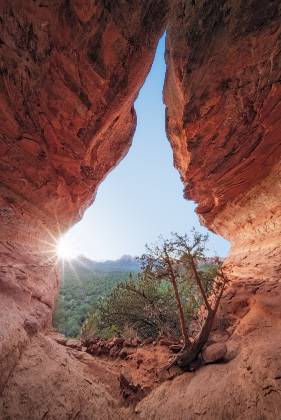 The Birthing Cave at Dawn The Birthing Cave at Dawni in Sedona