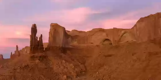 Round Rock seen after sunset 1 A panorama of Round Rock's west side shot after the sun set.