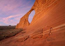 Hope Arch just before Dawn near Chinle Arizona