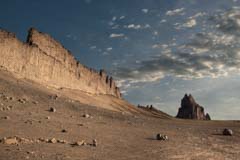 Shiprock and volcanic dyke