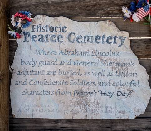 Historic Pearce Cemetery Information about the Pearce Cemetery, Arizona