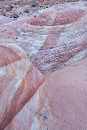 Painted Rock Striped Rocks in northeast Buffington Pockets, Nevada