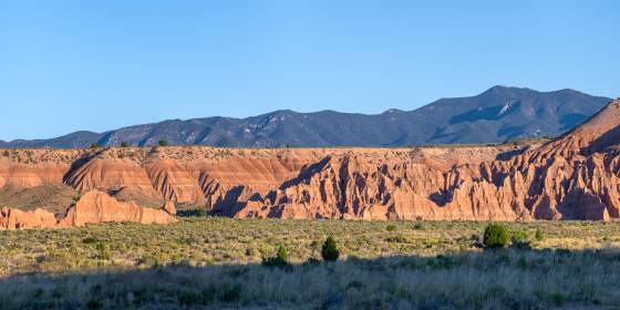 Cathedral Gorge Panorama Sunrise at Cathedral Gorge State Park, Nevada