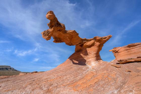 Laughing Donkey Rock Formation in Little Finland, Nevada