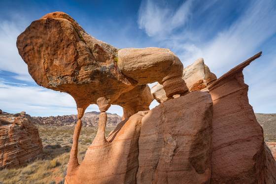 Lion King Arch Lion King Arch in Hidden Valley, Buffington Pockets, Nevada