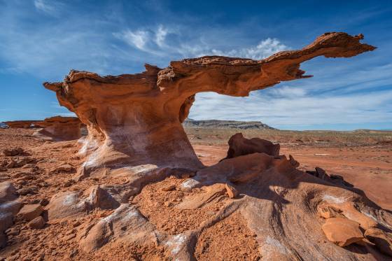 A Little Wing Rock Formation in Little Finland, Nevada