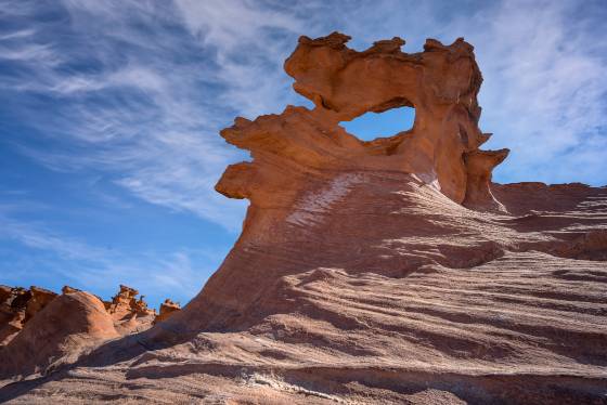 Sewing Machine Arch in Little Finland, Nevada