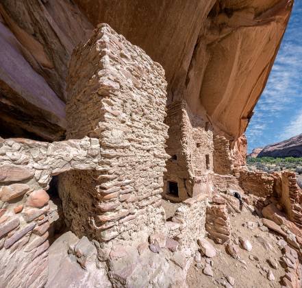 River House looking southeast River House Ruin also known as Snake House