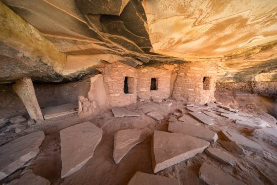 Fallen Roof Ruin 7 Fallen Roof Ruin on Cedar Mesa