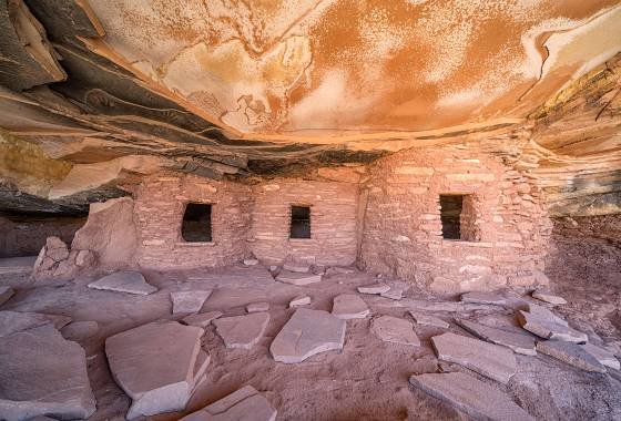 Fallen Roof Ruin 8 Fallen Roof Ruin on Cedar Mesa