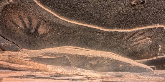 The Hands of Time 2 Fallen Roof Ruin on Cedar Mesa