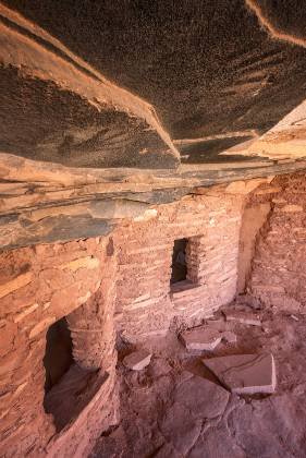 The Hands of Time Fallen Roof Ruin on Cedar Mesa