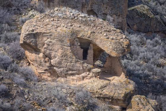 Eroded Boulder House 1 Eroded Boulder House in the Square Tower Group of Hovenweep NM