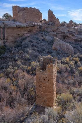 Square Tower Ruin Sqauare Tower Ruin and Hovenweep Castle