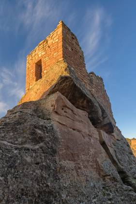 Stronghold Ruin at Sunrise 3 Stronghold Ruin in the Square Tower Group of Hovenweep NM