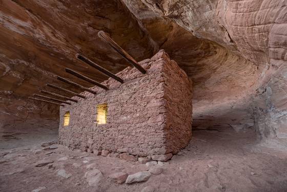 The Doll House after sunset 1 The Doll House Anasazi Granary in Bear Ears National Monument