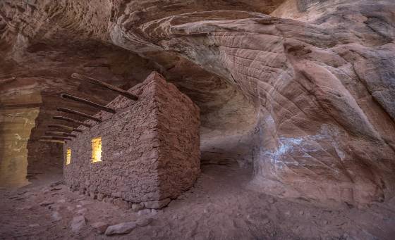 The Doll House after sunset 2 The Doll House Anasazi Granary in Bear Ears National Monument