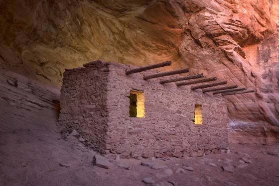 The Doll House after sunset 4 The Doll House Anasazi Granary in Bear Ears National Monument