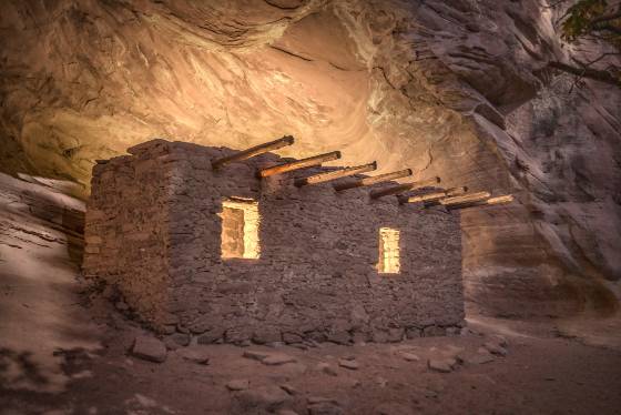 The Doll House after sunset 6 The Doll House Anasazi Granary in Bear Ears National Monument