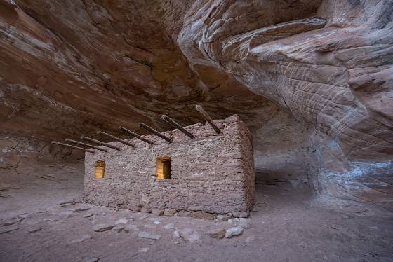 The Doll House before sunrise 2 The Doll House Anasazi Granary in Bear Ears National Monument