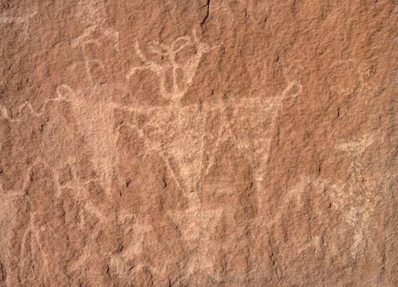 Petroglyph 2 Shaman Petroglyphs along Montezuma Creek Road