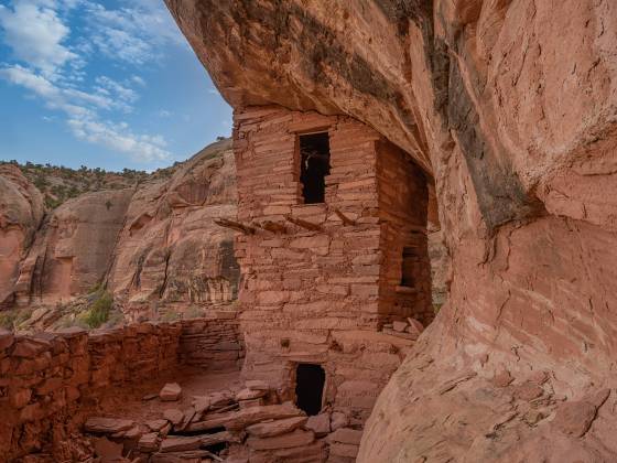 Three Story Ruin 4 Three Srory Anasazi Ruin in Northern Bear Ears