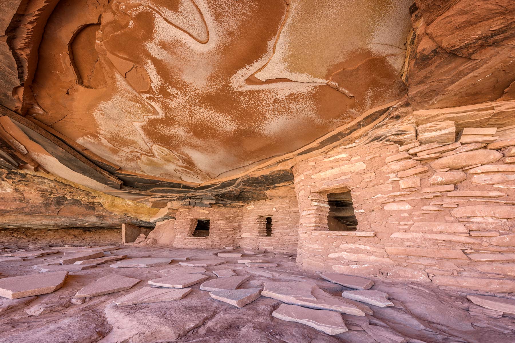 Fallen Roof Ruin in Road Canyon, Cedar Mesa, Utah