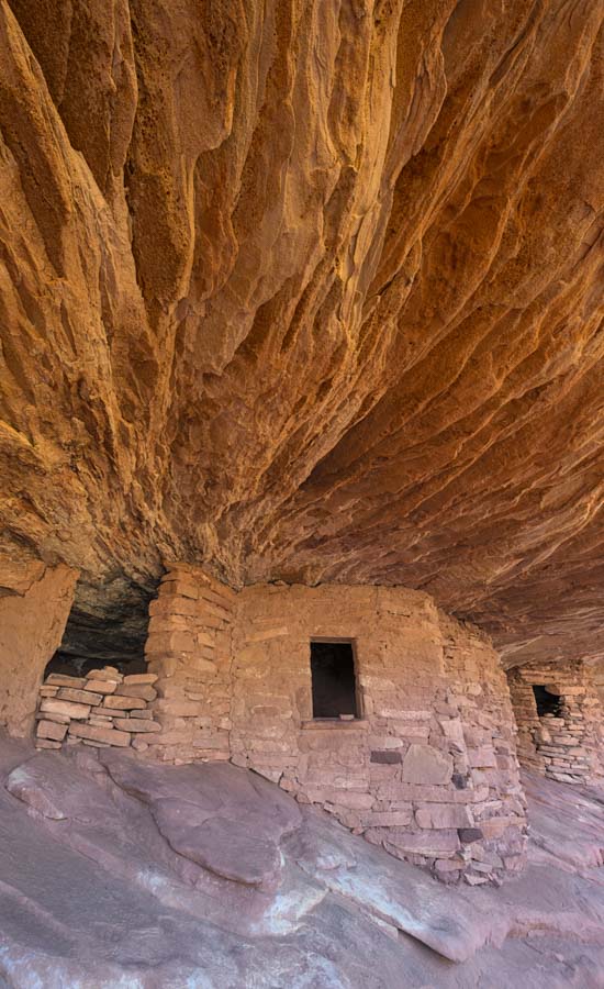 House on Fire Anasazi Ruin near Blanding, Utah