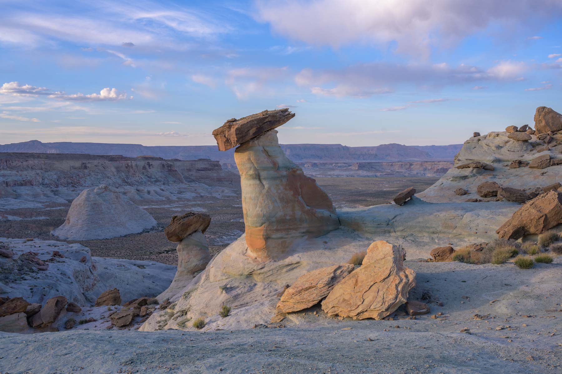 Late Light on the hoodoos at Stud Horse Point, Arizona