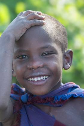 Maasai Boy Happy Maasai boy seen in Tanzania