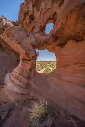 Double Barrel Arch Double Barrel Arch in Vermilion Cliffs National Monument