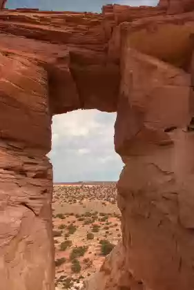 Hole in the rock arch 2 Hole in the Rock Arch near The White Pocket in Vermilion Cliffs NM