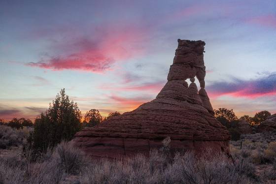 Lion King Arch before Sunrise The Lion King Arch in Vermilion Cliffs National Monument