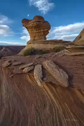 Spiral Domes 7 The Spiral Domes East of The White Pocket in Vemilion Cliffs National Monument