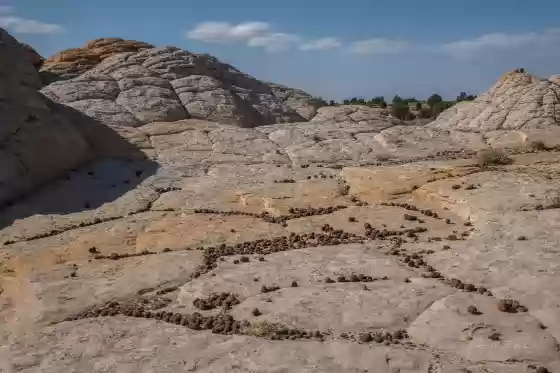 Moqui Marbles Moqui Marbles ta the Middle Reservoir in Vermilion Cliffs NM
