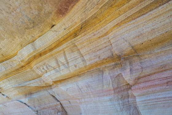 Cowboy Glyph on Pinnacle Butte Cowboy Glyph in Alcove below Pinnacle Butte in Vermilion Cliffs National Monument, Arizona