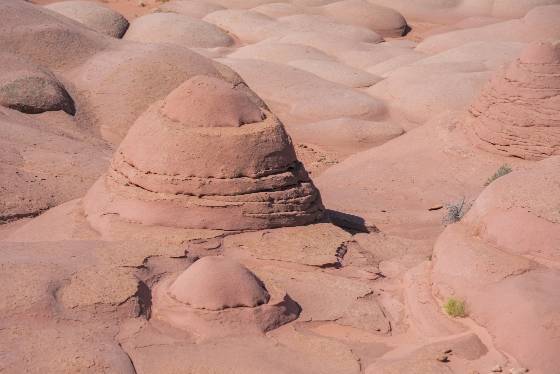 Sandstone Pillows sandstone near Wolf Knoll in Sand Hills on the Utah Arizona Border