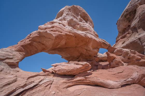 Splayed Arch Splayed Arch near Wolf Knoll on the Utah Arizona Border