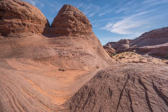 The Bowl 3 near Wolf Knoll in Sand Hills on the Utah Arizona Border