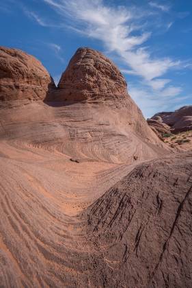 The Bowl 4 near Wolf Knoll in Sand Hills on the Utah Arizona Border