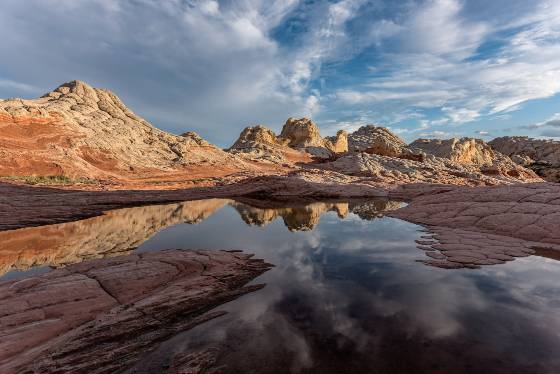 Citadel Reflection The Citadel rcok formation at The White Pocket in Vermilion Cliffs NM