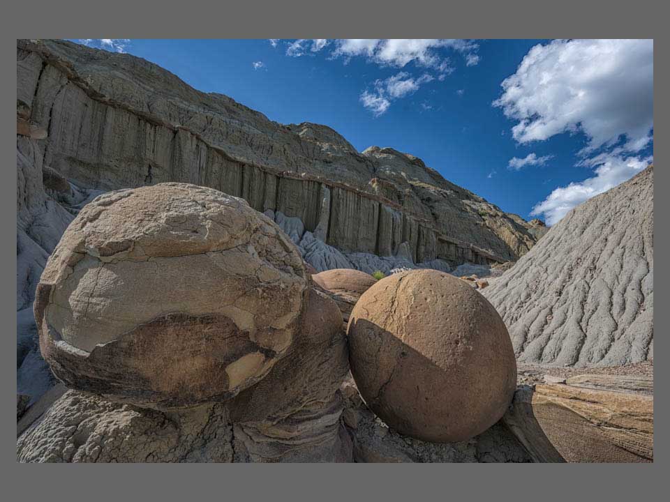 Cannonball Concretions 1 Cannonball Concretions in the North Unit of Theodore Roosevelt National Park